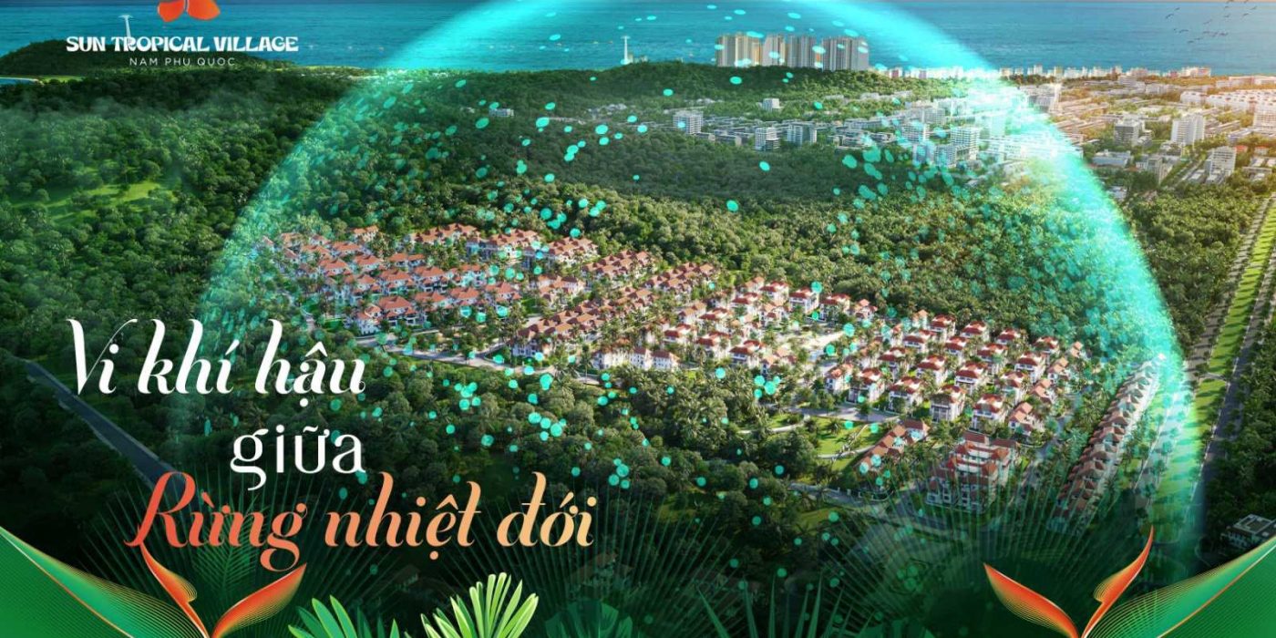 Biệt thự nhiệt đới tạo vùng vi khí hậu riêng biệt