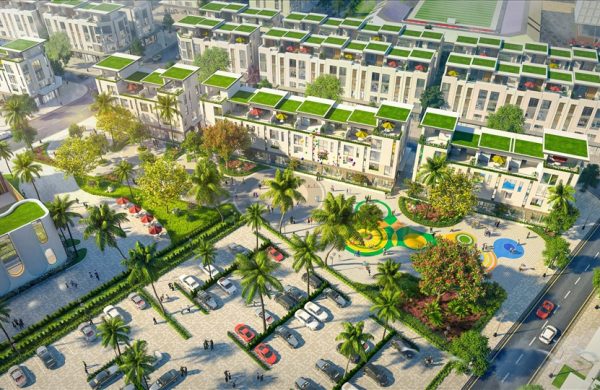 Một công viên nội khu của dự án. Ảnh phối cảnh
