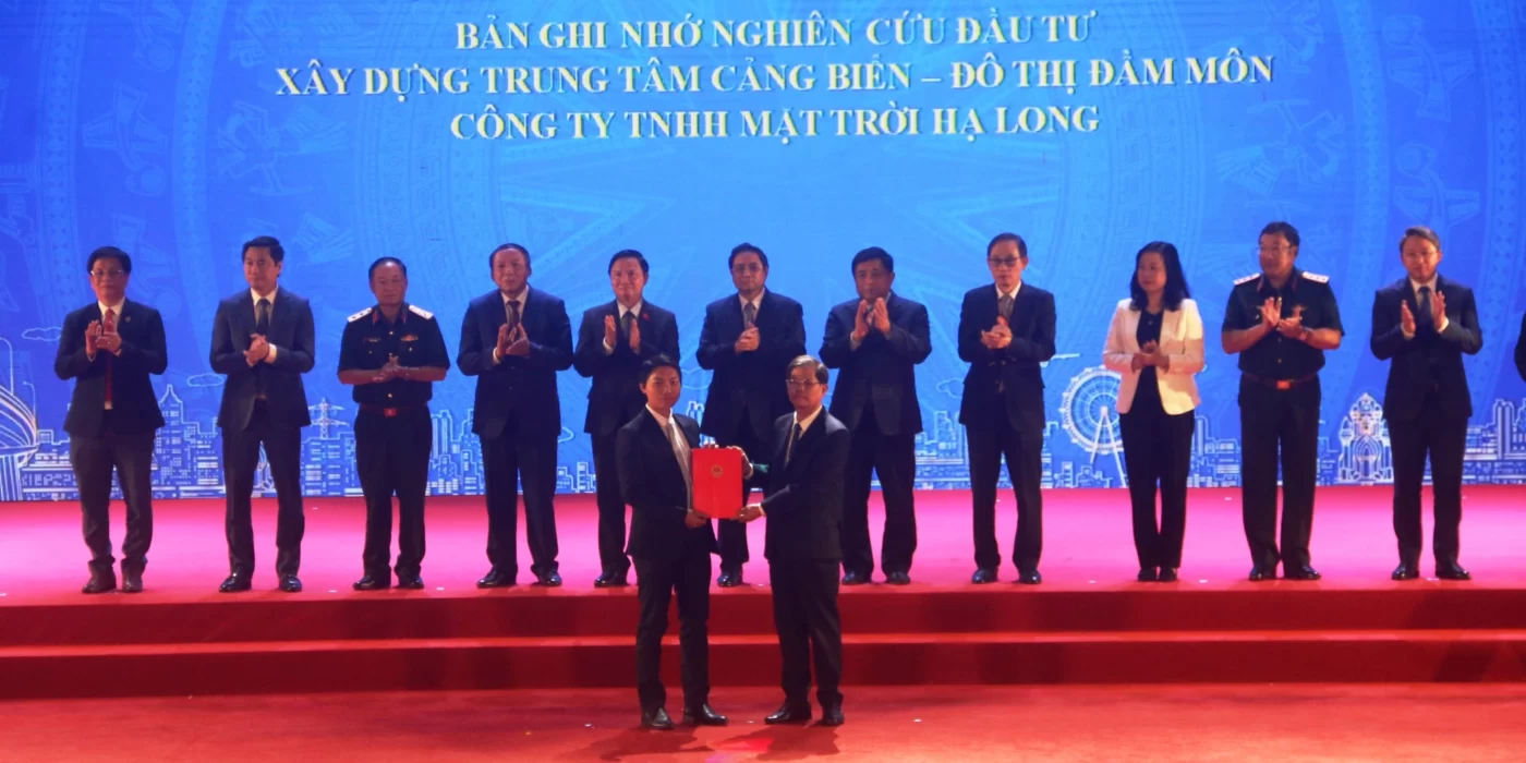 Công ty TNHH Mặt trời Hạ Long đăng ký đầu tư xây dựng trung tâm cảng biển – đô thị Đầm Môn vốn đầu tư 11.000 tỷ đồng